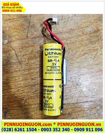 Panasonic 2BR-2/3A (Bộ 2viên), Pin nuôi nguồn Panasonic 2BR-2/3A Lithium 6v 1200mAh, Xuất xứ Nhật